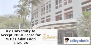 RV University to Accept CEED Score for M.Des Admission 2025-26; Check Details Here